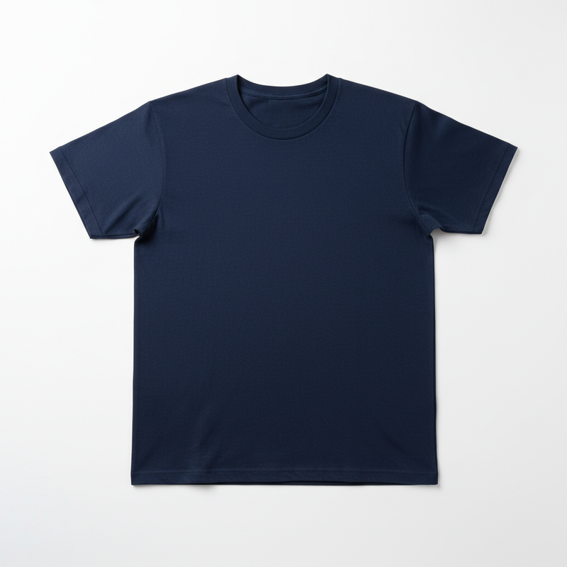 Camiseta Azul Marinho - Vista Frontal