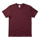 Camiseta Bordô com Bolso