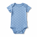 Body Infantil Azul com Estrelas
