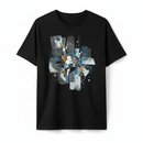 Camiseta Gráfica Preta