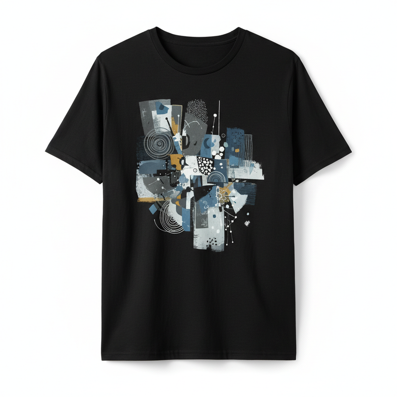 Camiseta Gráfica Preta