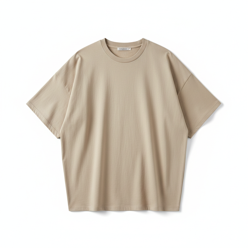 Camiseta Bege Oversized
